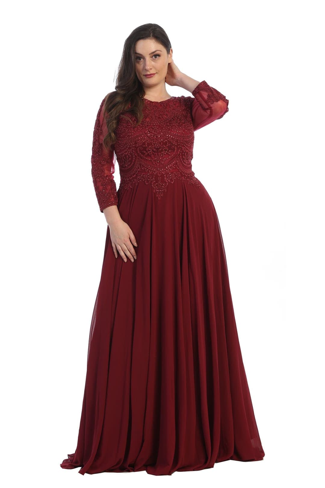 LONG GOWN - XL size, Women's Fashion, Dresses & Sets, Evening dresses &  gowns on Carousell