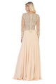May Queen MQ1615 Embroidered Plus Size Mother Of The Bride Long Dress - Dress