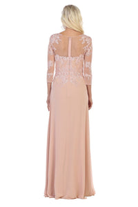 Mother of the Bride Embroidered Gown