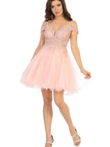 Dama Dresses for Quinceanera in Blush Style MQ1668 Quince Outfit