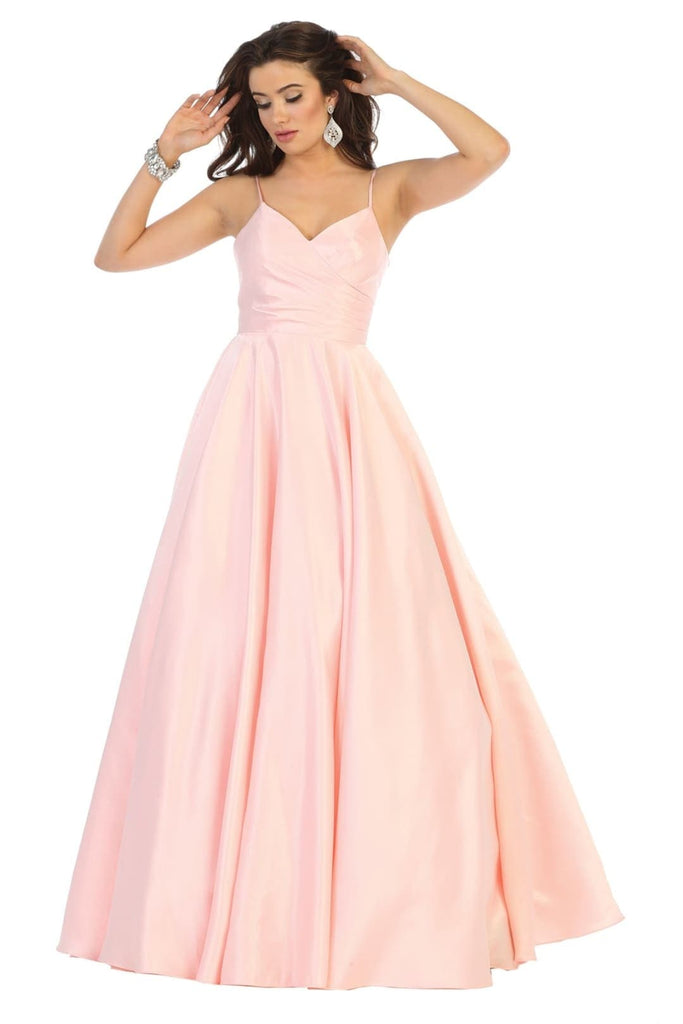 Modern Evening Gown - Blush / 8