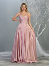 Sorority Formal Dress For Rush By May Queen MQ1678  Long Outfit