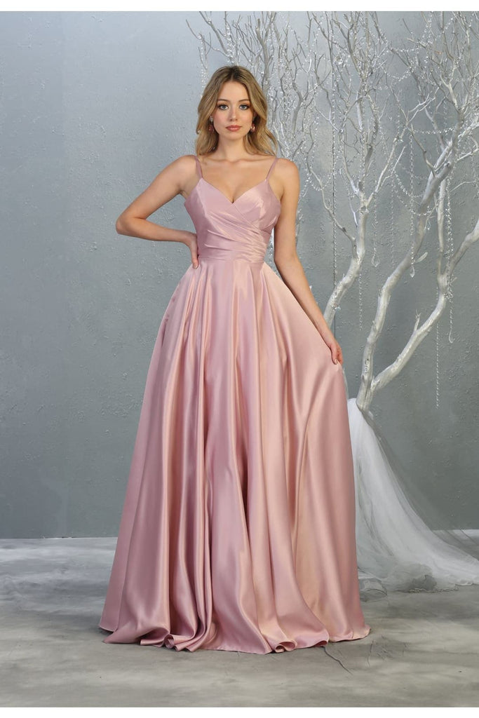 Modern Evening Gown - Mauve / 2