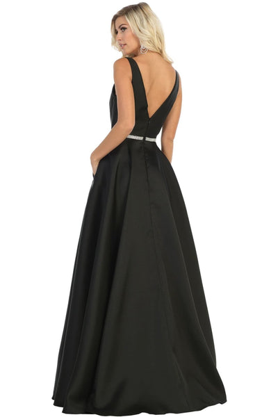 Simple Sleeveless Prom Dress