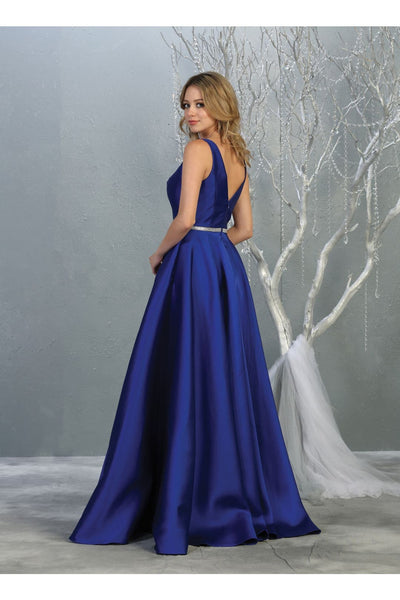 Simple Sleeveless Prom Dress