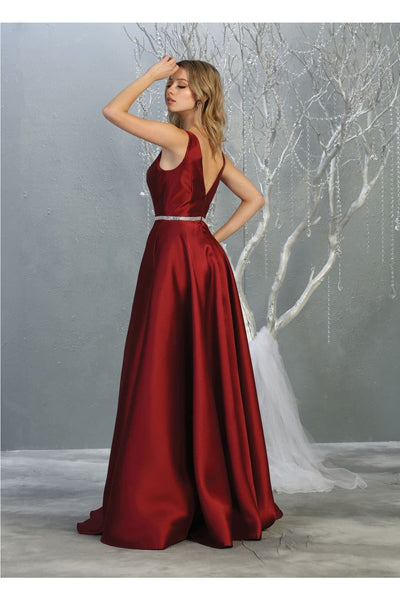 Simple Sleeveless Prom Dress