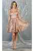 Homecoming Short Dress - ROSE GOLD / 4