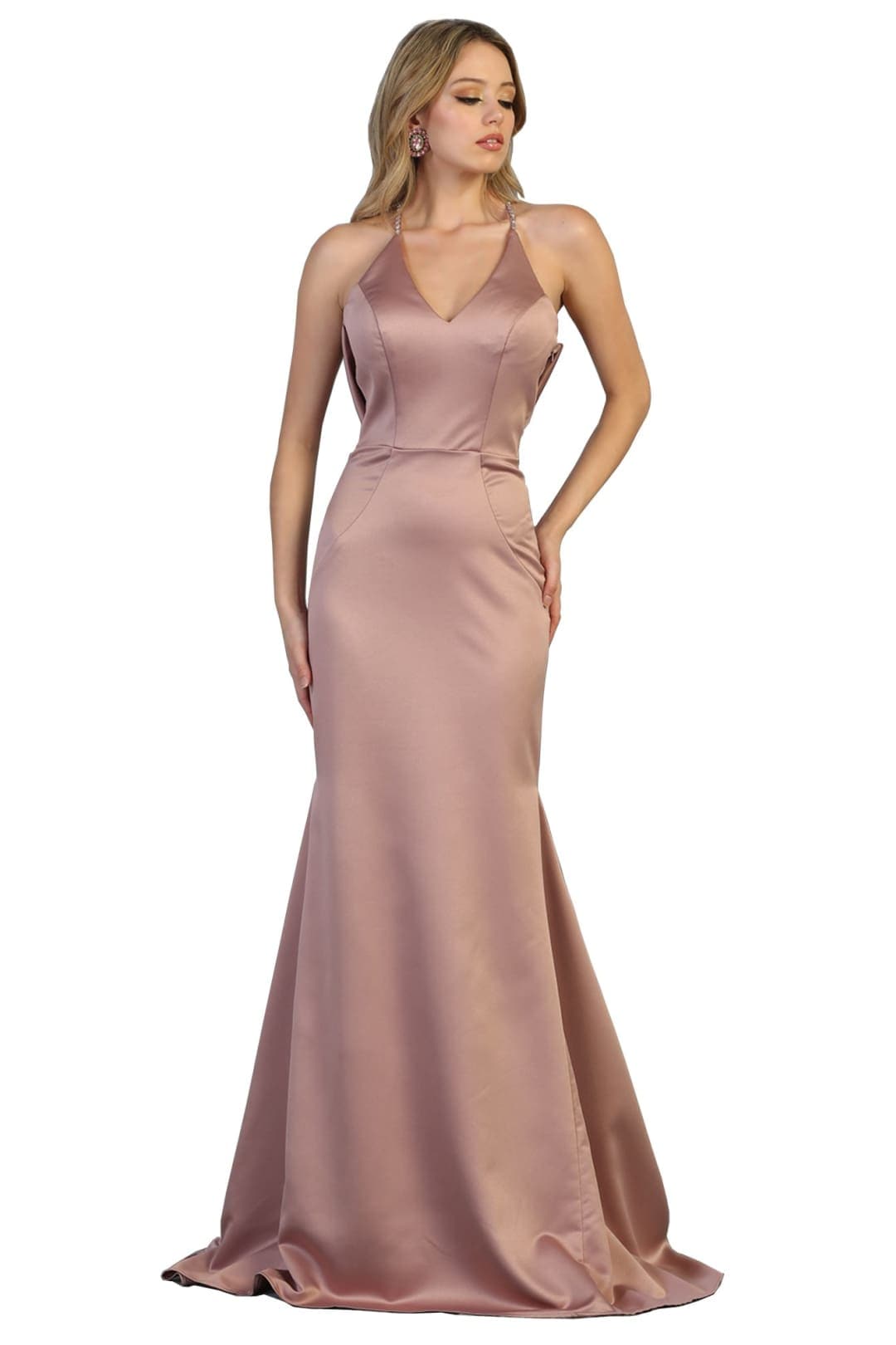Simple Elegant Prom Gowns - MAUVE / 4