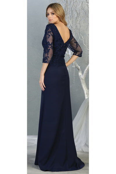 3/4 Sleeve Mother Of the Bride Classy Dress