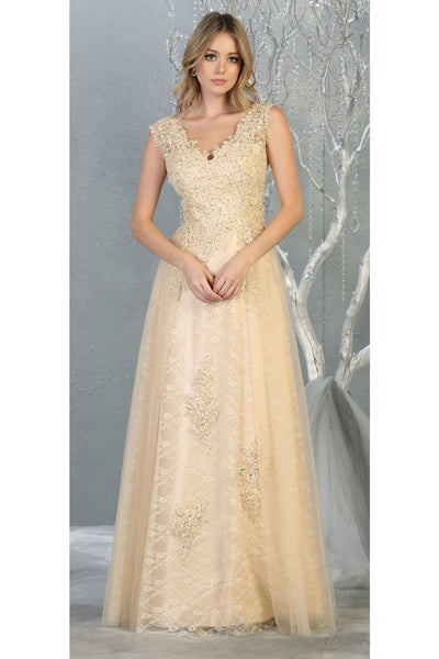 Special Occasion A-line Embroidered Dress