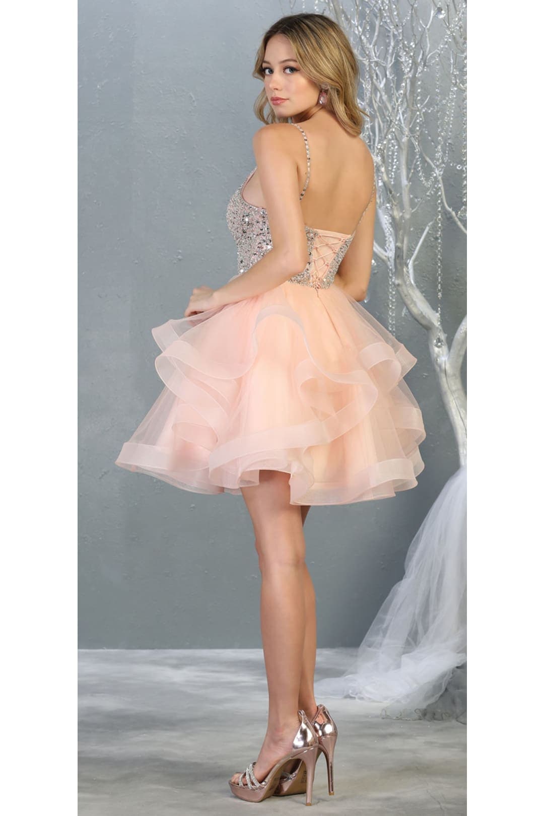 Layered Short Prom Dress