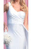 Bodycon Ivory Stretchy Wedding Gown