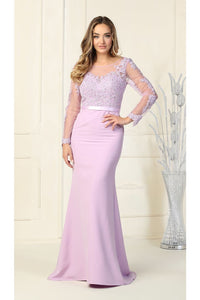 Special Occasion Bodycon Dress - LILAC / 4