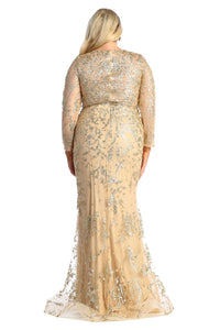 Modest Plus Size Formal Evening Gown - Dresses