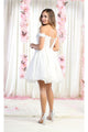 Floral Applique Cocktail Dress