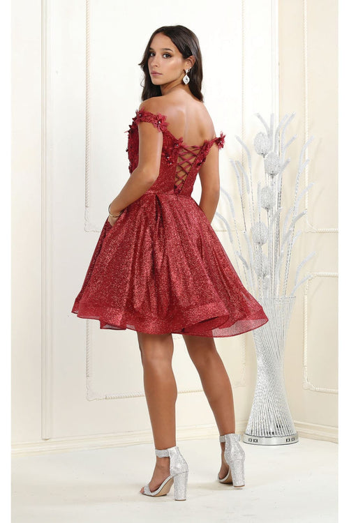 Short Prom Dresses - SILVER / 2