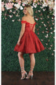 Floral Applique Cocktail Dress