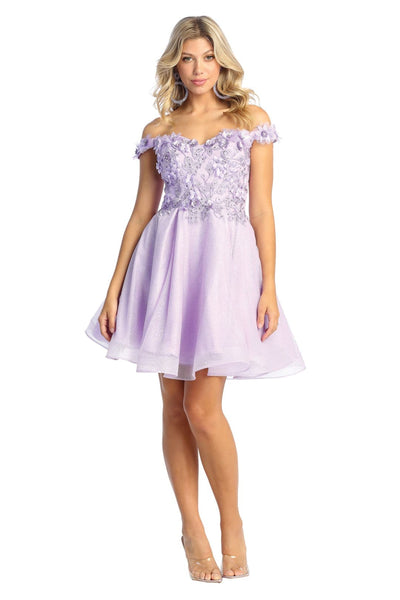 Short Prom Dresses - LILAC / 4