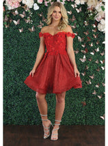 Red Graduation Dress | Commencement Ceremony Party Outfit by MQ1854