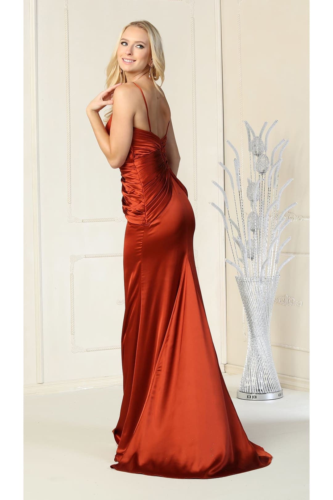 Prom Metallic Stunning Dress