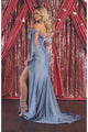 Off The Shoulder Satin Dress