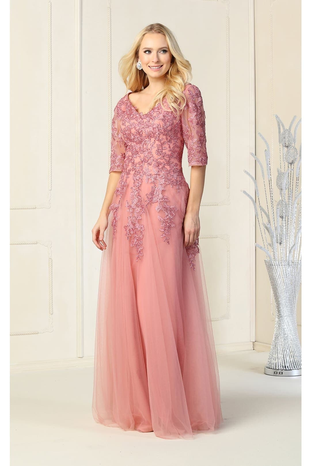 May Queen MQ1859 Mother Of The Bride Plus Size Gown