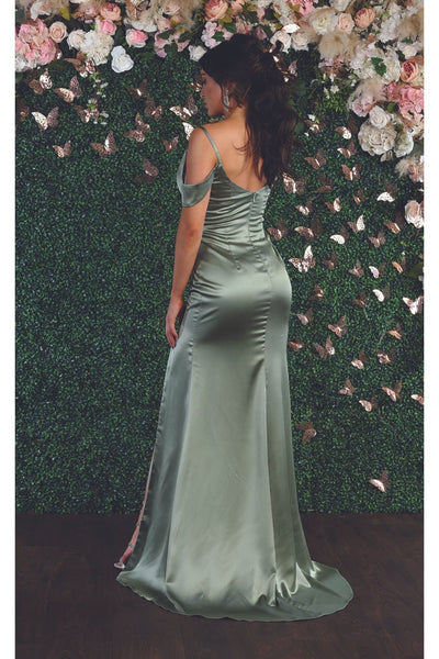 Satin Bridesmaids Elegant Gown