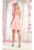 Embroidered Bridesmaids Short Dress