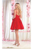 Embroidered Bridesmaids Short Dress