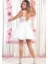 Short Wedding Dress Ivory May Queen MQ1863