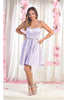 Sweetheart Cocktail Dress - LILAC / 2
