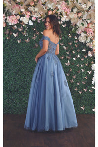 Prom Embroidered A-line Gown