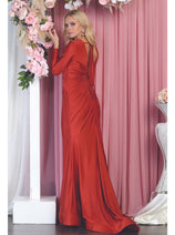 Wholesale Mother of the Bride Dresses MQ1873 in Rust