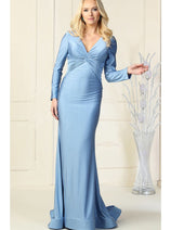 Wholesale Mother of the Bride Dresses mq1873 in Peri Blue