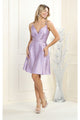 Short A-line Cocktail Dress - LILAC / 2