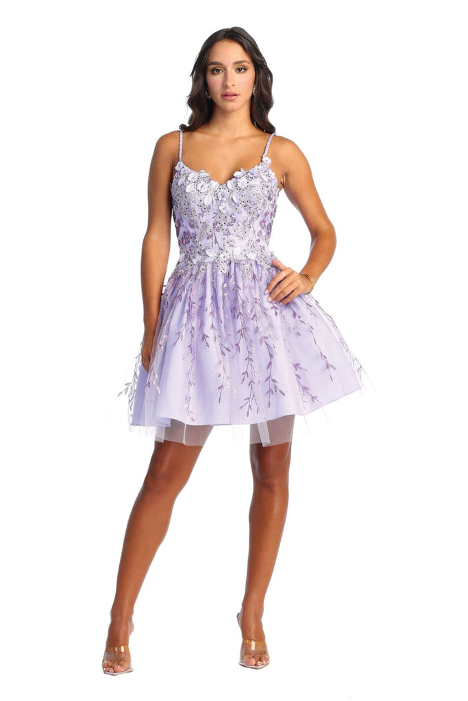 Homecoming Mini Dress - LILAC / 2