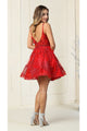 Glitter Short Prom Dress
