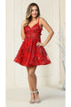 Glitter Short Prom Dress