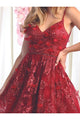 Glitter Short Prom Dress