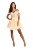 Short Dresses For Homecoming - CHAMPAGNE / 2