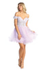 Short Dresses For Homecoming - LILAC / 2