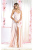 Satin Bridesmaid Dress - BLUSH / 2