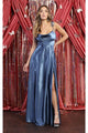 Simple Bridesmaid Satin Dress