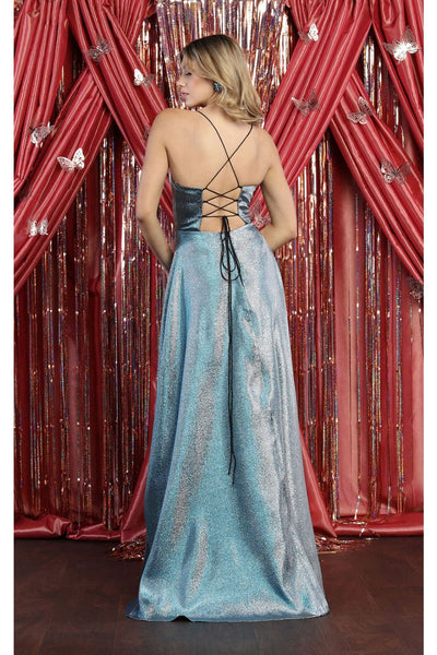 May Queen MQ1910 Strappy Prom Gown - Dress