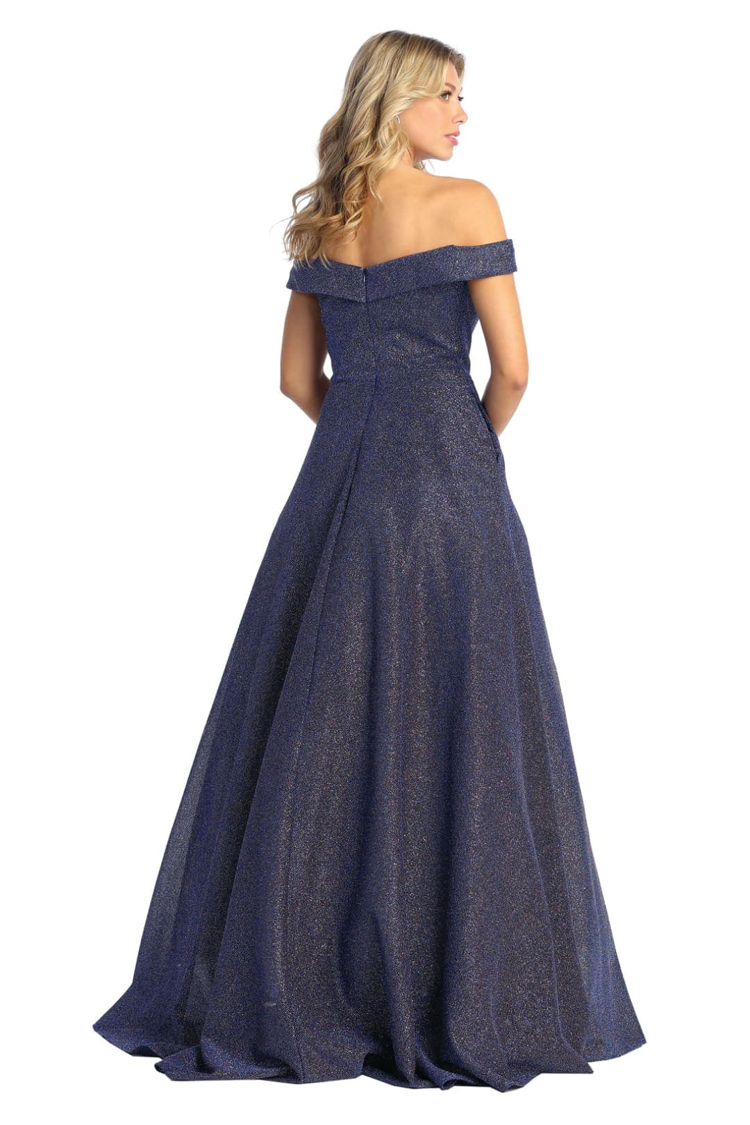 Sparkle Glitter A-Line Evening Gown