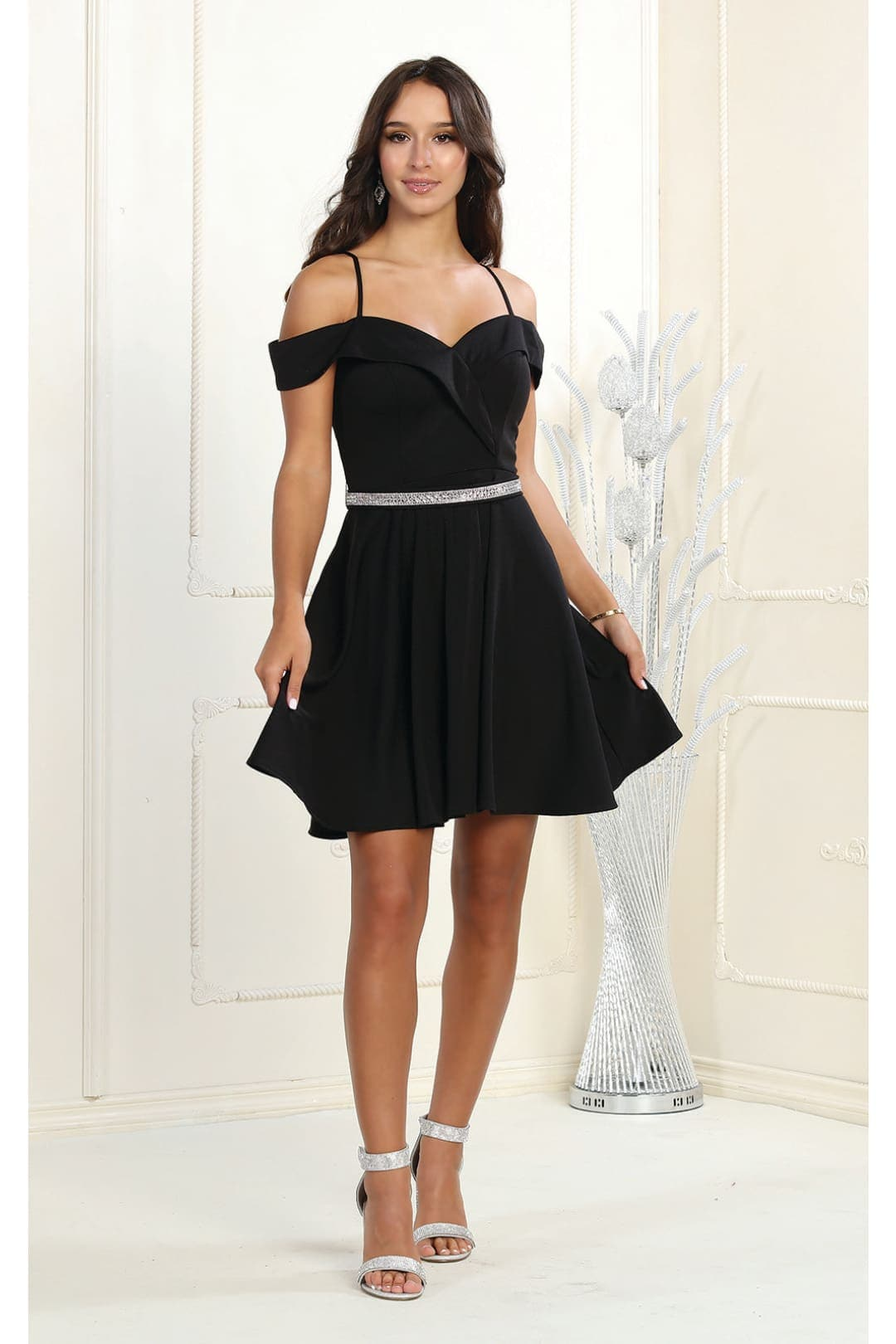 Dama Dresses for Quinceanera in Black Style MQ1916 Quince Outfit