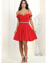 Red Graduation Dress | Commencement Ceremony Party Outfit by MQ1916