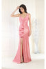 May Queen MQ1932 Ruffled Mermaid Formal Gown - DUSTYROSE / 4 - Dress
