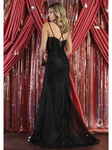 May Queen MQ1938 Embellished Sleeveless Prom Gown