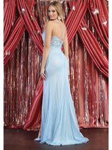 May Queen MQ1938 Embellished Sleeveless Prom Gown